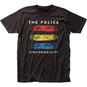 Clothing Tshirt Cotton Gildan The Police Ghost Synchronicity Concert Mens